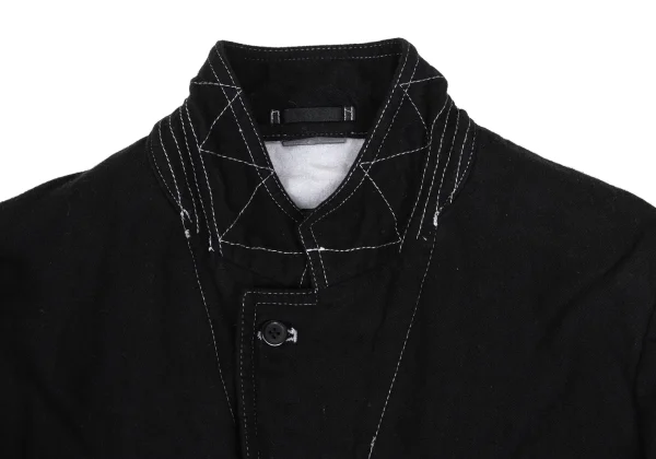 COMME des GARCONS HOMME DEUX Dyed Cashmere Blend Wool Patch Pocket Jacket K-165690_005