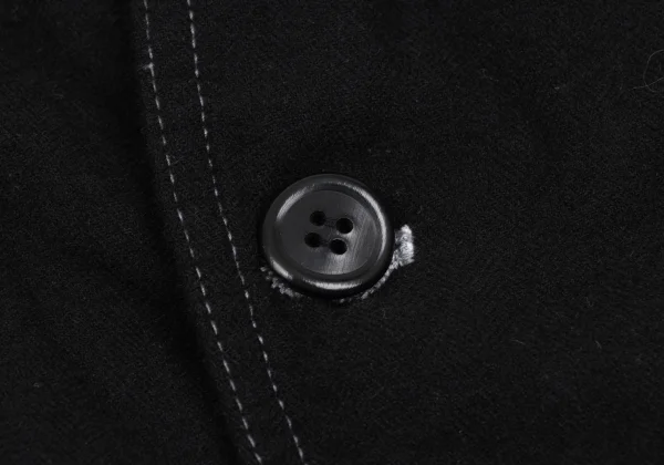 COMME des GARCONS HOMME DEUX Dyed Cashmere Blend Wool Patch Pocket Jacket K-165690_012