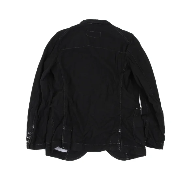 COMME des GARCONS HOMME DEUX Dyed Cashmere Blend Wool Patch Pocket Jacket K-165690_014