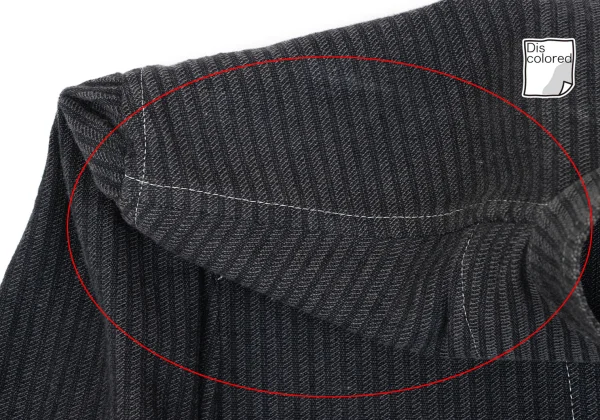 COMME des GARCONS HOMME Striped Stand Collar Jacket K-165691_006