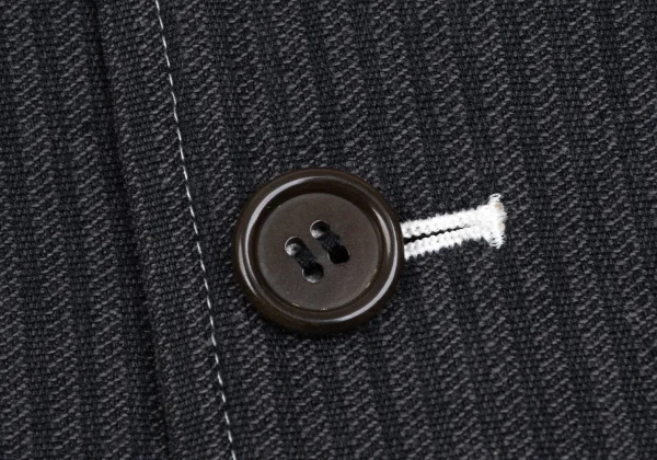 COMME des GARCONS HOMME Striped Stand Collar Jacket K-165691_014