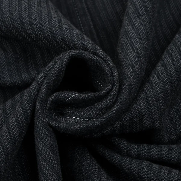 COMME des GARCONS HOMME Striped Stand Collar Jacket K-165691_017