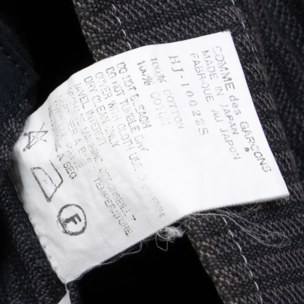 COMME des GARCONS HOMME Striped Stand Collar Jacket K-165691_018