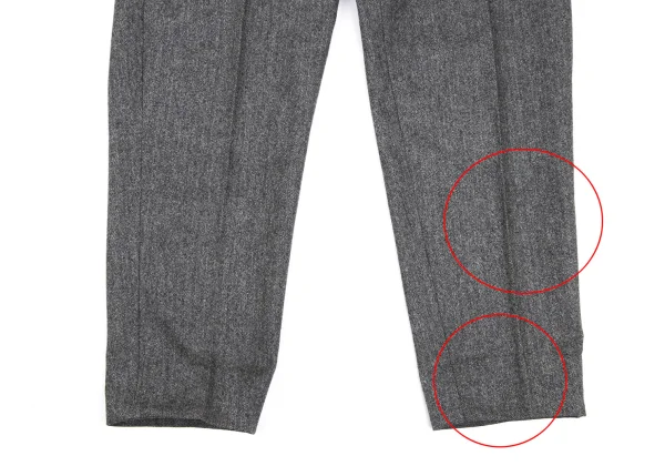 COMME des GARCONS HOMME Wool Herringbone Two Tuck Pants K-165694_007