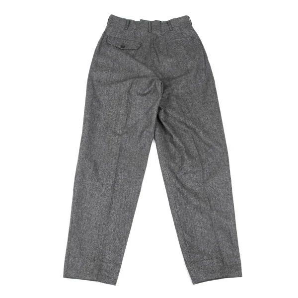 COMME des GARCONS HOMME Wool Herringbone Two Tuck Pants K-165694_012