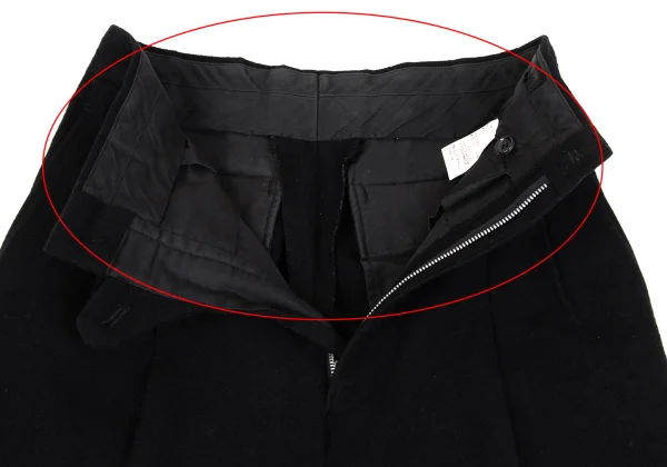 COMME des GARCONS HOMME Wool Two Tuck Double Pants K-165695_006