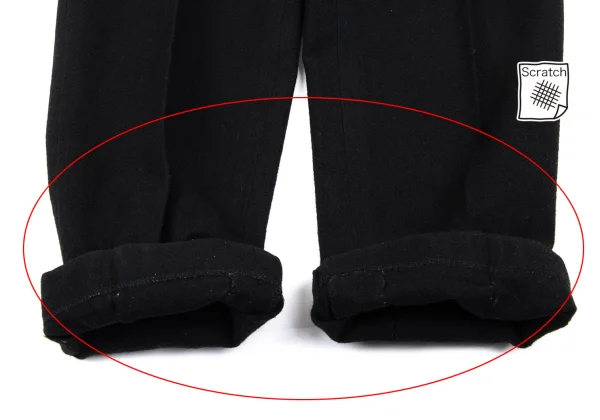 COMME des GARCONS HOMME Wool Two Tuck Double Pants K-165695_009