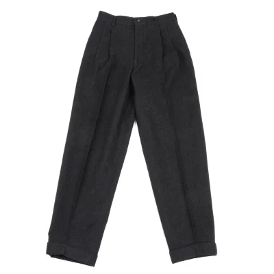 COMME des GARCONS HOMME Wool Two Tuck Double Pants