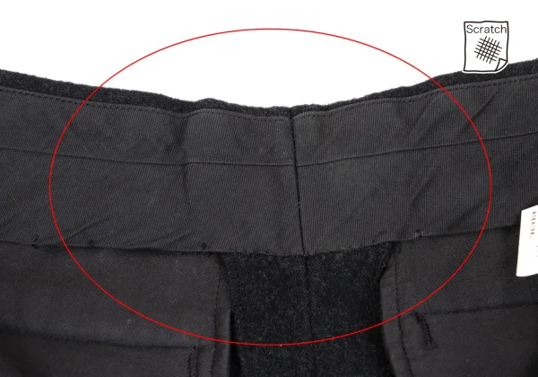 COMME des GARCONS HOMME Wool Two Tuck Double Pants K-165696_007