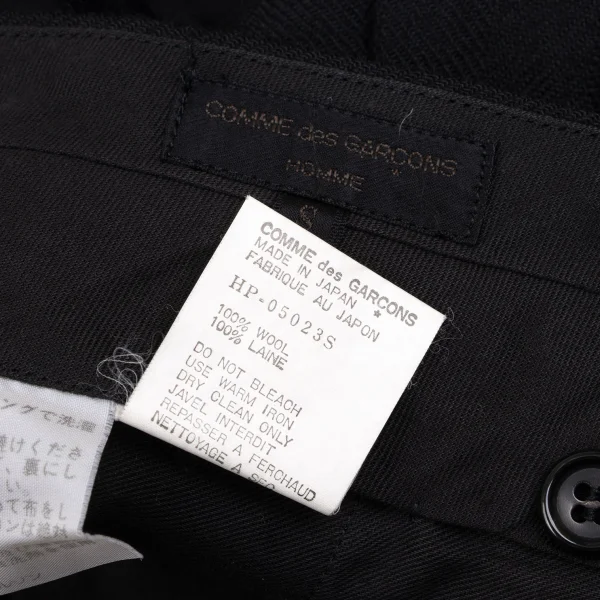 COMME des GARCONS HOMME Wool Shadow Herringbone Pants K-165699_012