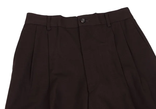 COMME des GARCONS HOMME Wool Gaba Two Tuck Pants K-165700_002