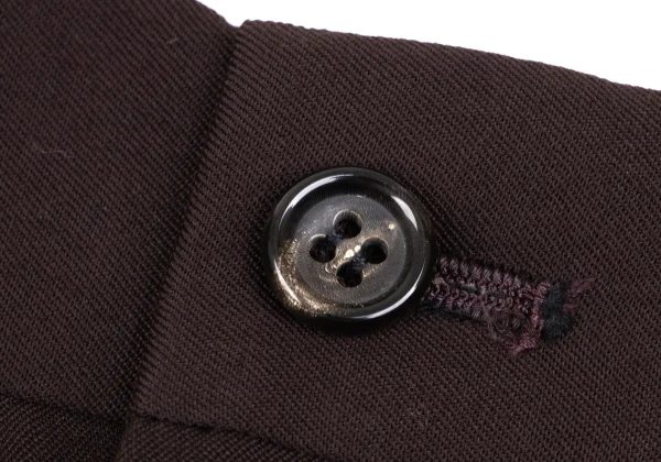 COMME des GARCONS HOMME Wool Gaba Two Tuck Pants K-165700_004