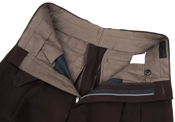 COMME des GARCONS HOMME Wool Gaba Two Tuck Pants K-165700_006