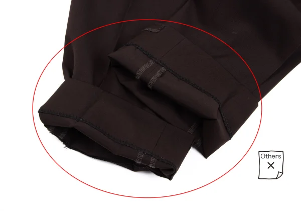 COMME des GARCONS HOMME Wool Gaba Two Tuck Pants K-165700_008