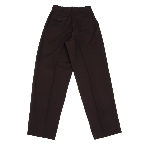 COMME des GARCONS HOMME Wool Gaba Two Tuck Pants K-165700_009