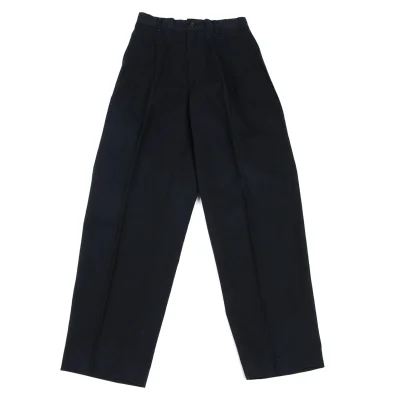 COMME des GARCONS HOMME Cotton Shadow Herringbone Two Tuck Pants