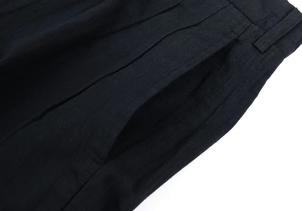 COMME des GARCONS HOMME Cotton Shadow Herringbone Two Tuck Pants K-165701_003