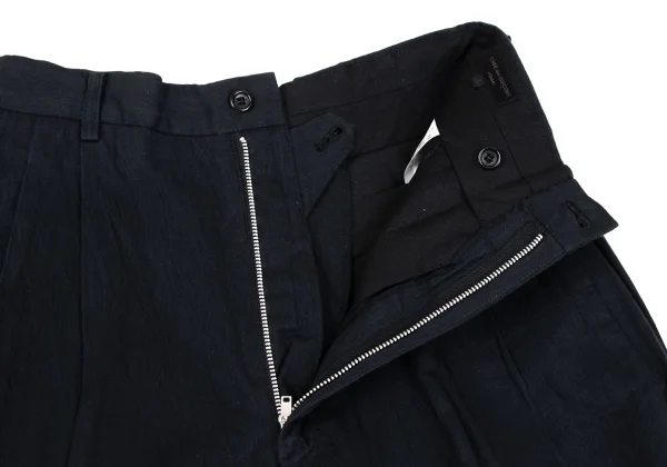 COMME des GARCONS HOMME Cotton Shadow Herringbone Two Tuck Pants K-165701_005