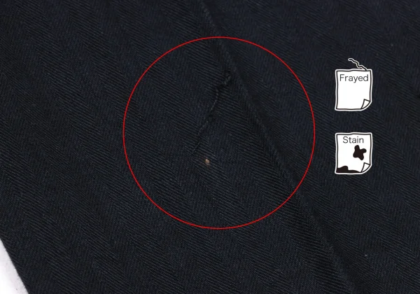 COMME des GARCONS HOMME Cotton Shadow Herringbone Two Tuck Pants K-165701_010