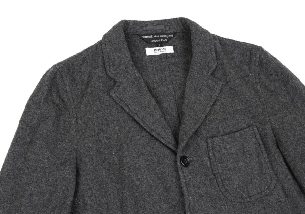 COMME des GARCONS HOMME PLUS × District Wool Blend Patch Pocket Jacket K-165703_002