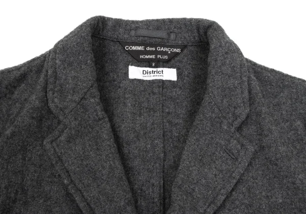 COMME des GARCONS HOMME PLUS × District Wool Blend Patch Pocket Jacket K-165703_003