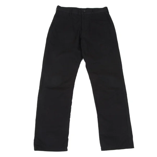 COMME des GARCONS HOMME PLUS Cotton Straight Pants Black S K-165707_001