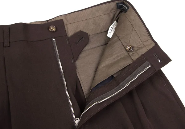 COMME des GARCONS HOMME PLUS Wool Gaba Two Tuck Pants K-165708_005