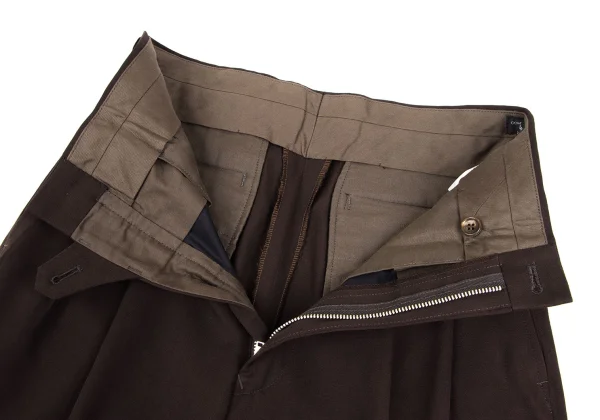 COMME des GARCONS HOMME PLUS Wool Gaba Two Tuck Pants K-165708_006