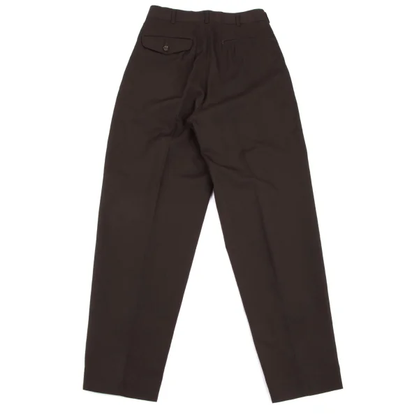 COMME des GARCONS HOMME PLUS Wool Gaba Two Tuck Pants K-165708_009