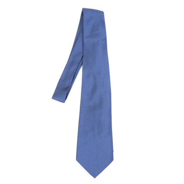 PRADA Silk Pin Dot Tie Blue  K-165710_001