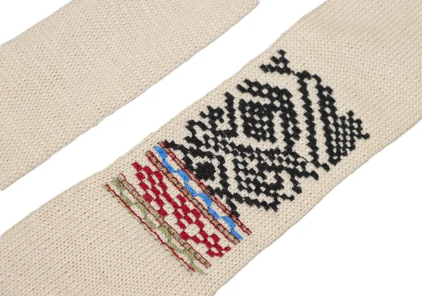 COMME des GARCONS HOMME PLUS Wool Embroidery Knit Tie K-165711_004