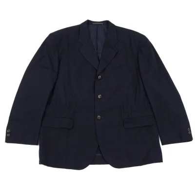 COMME des GARCONS HOMME PLUS Wool Gaba Gather Jacket