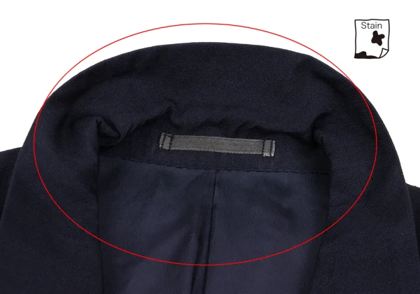 COMME des GARCONS HOMME PLUS Wool Gaba Gather Jacket K-165714_005