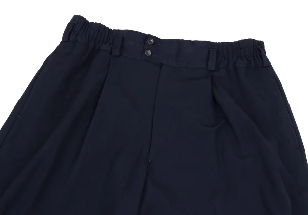 COMME des GARCONS HOMME PLUS Wool Gaba Waist Gathered Wide Double Pants K-165717_002