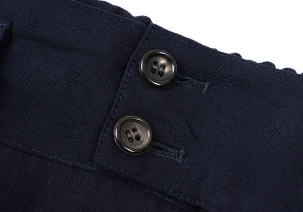 COMME des GARCONS HOMME PLUS Wool Gaba Waist Gathered Wide Double Pants K-165717_004