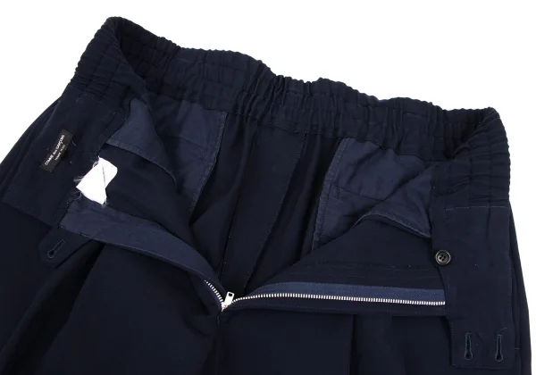 COMME des GARCONS HOMME PLUS Wool Gaba Waist Gathered Wide Double Pants K-165717_006