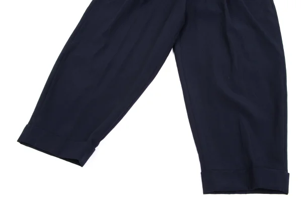 COMME des GARCONS HOMME PLUS Wool Gaba Waist Gathered Wide Double Pants K-165717_007