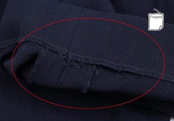 COMME des GARCONS HOMME PLUS Wool Gaba Waist Gathered Wide Double Pants K-165717_009