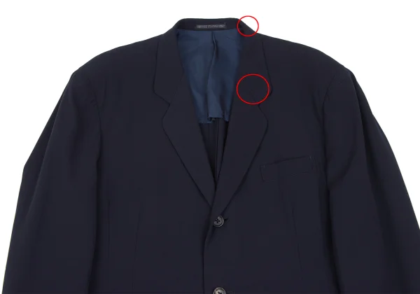 Yohji Yamamoto POUR HOMME Wool Gaba 2B Jacket K-165718_002