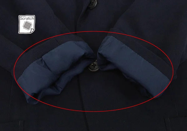 Yohji Yamamoto POUR HOMME Wool Gaba 2B Jacket K-165718_009