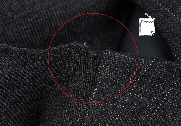 KENZO HOMME Wool Back Knit Striped Vest K-165720_004