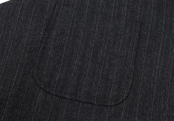 KENZO HOMME Wool Back Knit Striped Vest K-165720_006