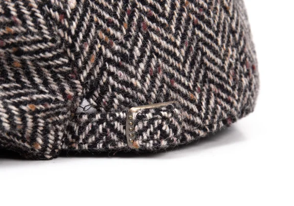 CA4LA Herringbone Tweed Flat Cap K-165723_005
