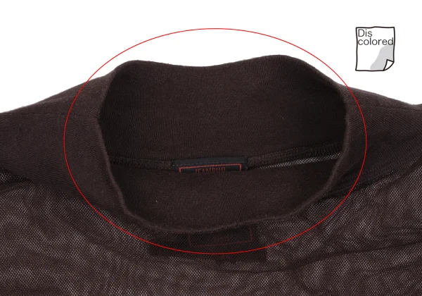 Jean Paul GAULTIER CLASSIQUE Switching Mesh Stripe T-shirt K-165725_004