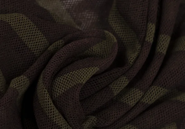 Jean Paul GAULTIER CLASSIQUE Switching Mesh Stripe T-shirt K-165725_013