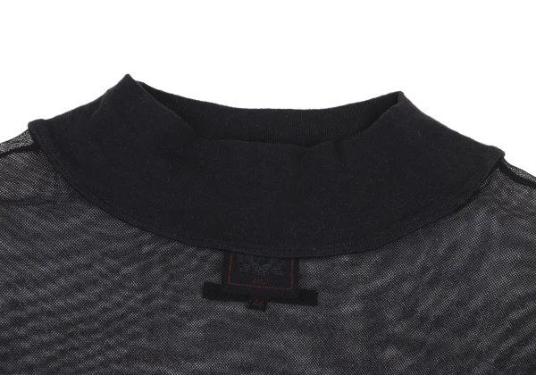 Jean Paul GAULTIER CLASSIQUE Switching Mesh Stripe T-shirt K-165726_003