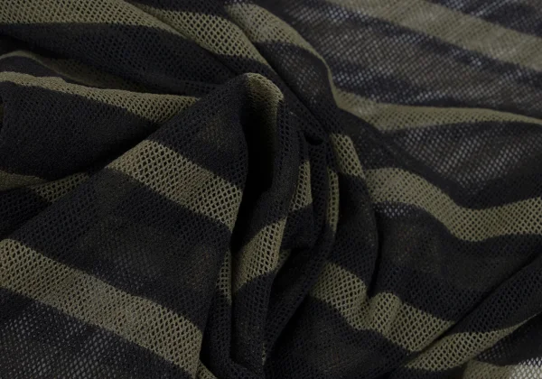 Jean Paul GAULTIER CLASSIQUE Switching Mesh Stripe T-shirt K-165726_013