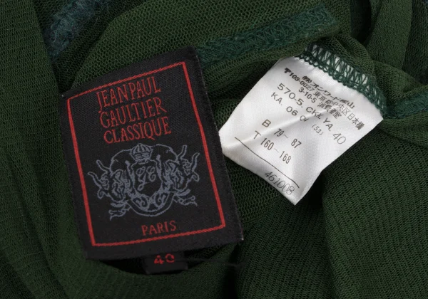 Jean Paul GAULTIER CLASSIQUE Mesh Long Sleeve Top K-165727_013