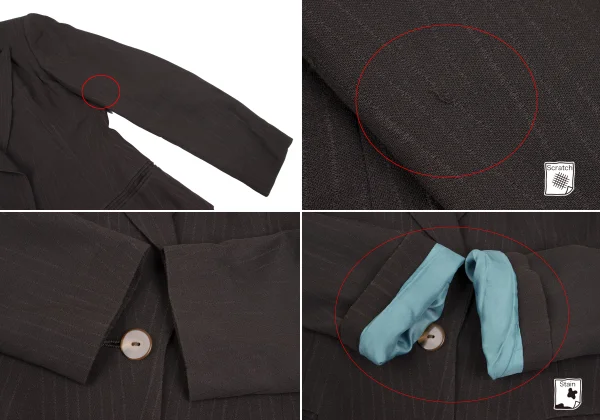 Jean Paul GAULTIER CLASSIQUE Striped Woven Jacket K-165728_010