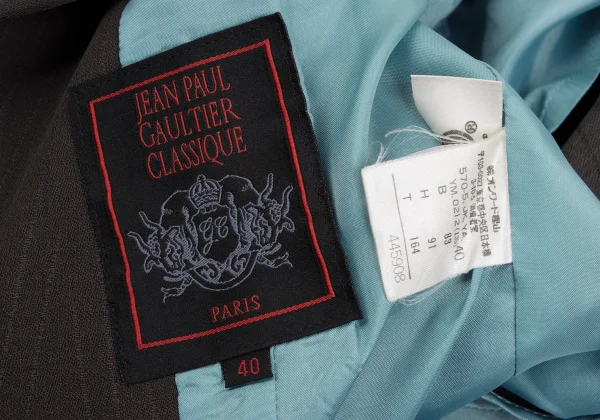 Jean Paul GAULTIER CLASSIQUE Striped Woven Jacket K-165728_018